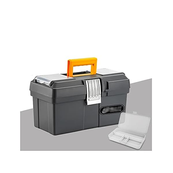Werkzeugset im Koffer Kunststoff-Werkzeugkasten mit tragbarem Tray-Hardware-Speicherorganisator for Heimtrafin und…