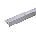 Produktbild acerto 35804 Aluminium Treppenkantenprofil - 90cm, 7-15,5 mm, silber * Rutschhemmend * Robust * Leichte Montage | Treppenkanten-Profil, Treppenstufen-Profil aus Alu | Gelochtes Stufenkanten-Profil