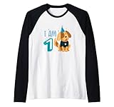 Photo Gallery 1° compleanno bimbo cane cucciolo bambino ich bin 1 maglia con maniche raglan Photo Gallery 1° compleanno bimbo cane cucciolo bambino ich bin 1 maglia con maniche raglan