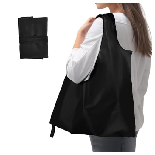 Lightweight Foldable Waterproof Nylon Grocery Tote Bag