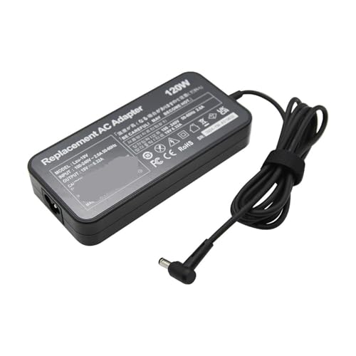 Adaptador de corriente de 120W y 19V para portátil con conector de 5.5 x 2.5 mm 3