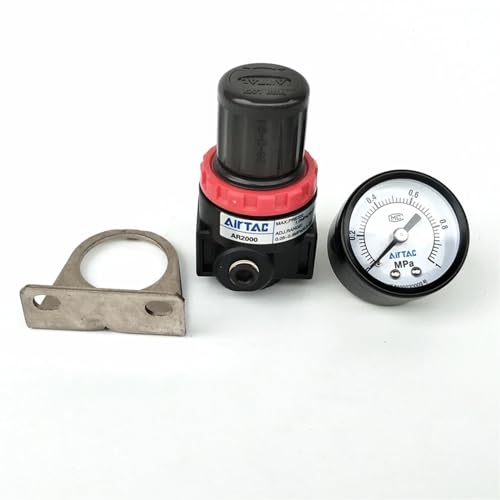 Manomètre de pression compresseur d'air avec filetage 1/4 robuste AR2000 - 3