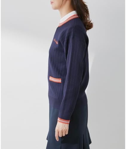 Amazon | [ジュン＆ロぺ] ミニケーブル柄プレート使い長袖プルオーバー