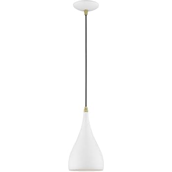 Livex Lighting 41171-13 Amador Mini Pendant, Antique Brass