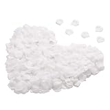 EXGOX 桜 花びら 造花 フラワーシャワー さくら吹雪 飾り 約3000枚 ピンク プロポーズ 結婚式用 ウエディング ２次会 誕生日 お祝い クリスマス パーティー用飾り（ホワイト）