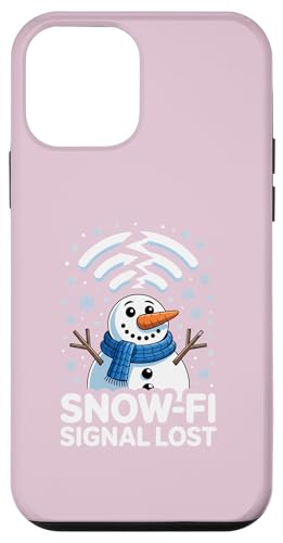 WiFi Snow-Fi Signal Lost Funny winter pun apparel Snowman X}zP[X iPhone 12 mini p
