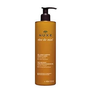 Nuxe Rêve de Miel – reinigingsgel voor droge huid – gezichts- en lichaamsverzorging (1 x 400 ml)
