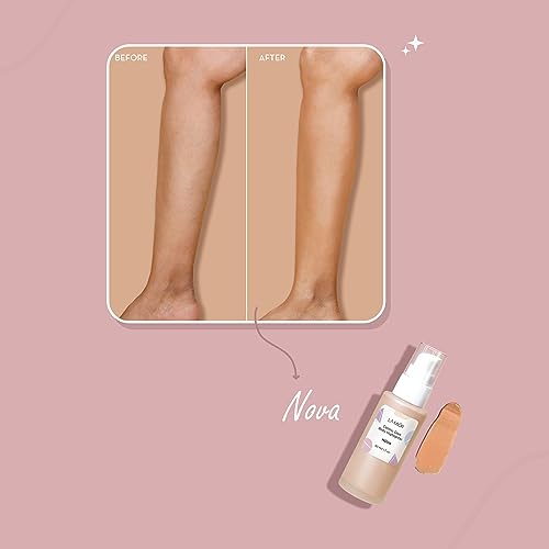 Image of LA MIOR Cosmic Glow Body Highlighter - Nova | Liquid Highlighter for Body, Flawless Radiance, Lit-from-Within, Blurs Imperfections, Transfer & Sweat Proof, Clean - 50ml