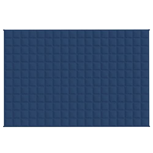 Couverture lestée bleu 122x183 cm de 5 kg pour lit et chambre
