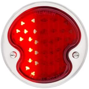 UNITED PACIFIC 110872 Luz trasera, LED secuencial, con carcasa de acero inoxidable, para coche y camión Ford 1932