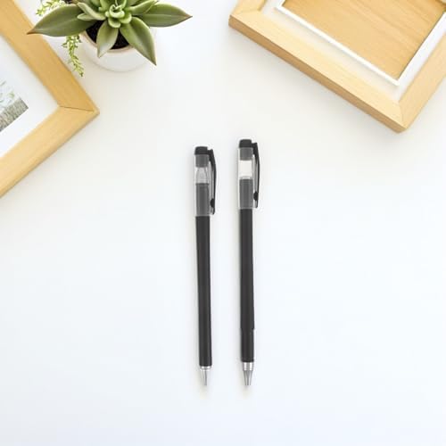 JEWEDECO 100 Adet Boş Jel Kalem Tüpleri Dolumlu Dolabilir Kalem Gövdeleri Ofis Okul Yazı Gereçleri İçin Ergonomik Hafif Tasarım - Görsel 5