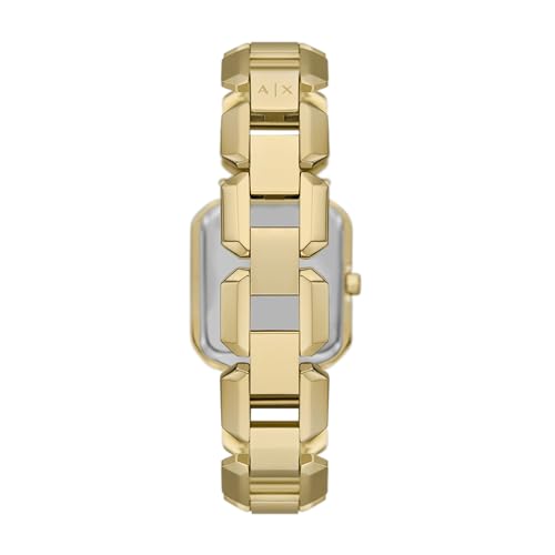 Image of Armani Exchange A|X Women's Watch, Square Three-Hand Stainless Steel Watch for Women
