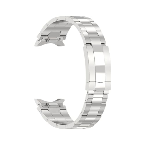 [PLYYQZM] �N�C�b�N�t�B�b�g�X�e�����X�X�`�[���X�g���b�v .�ɍ��� Sam su ng Galaxy Watch 6/5/4 Classic 40 44 43 47 5pro 45mm 7 40mm �J�[�u�G���h�u���X���b�g�p�ɓK��(Silver,