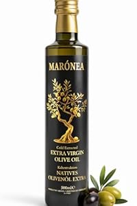 MARÒNEA Premium Olivenöl Extra Nativ 500ml–Sehr hoher Polyphenolgehalt, Erste Kaltpressung (<26°C), Elegante Glasflasche, Seltene Herkunft aus Maroneia, Griechenland, Intensiv-fruchtig, NEUE ERNTE 25/26