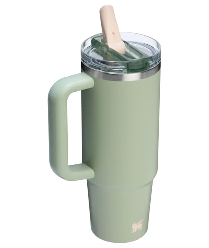 Image of STANLEY Quencher ProTour Flip Straw Tumbler with Leakproof Lid 30 oz | Built-In Straw and Handle | Cup Holder Compatible for Travel | Insulated Stainless Steel Cup | BPA-Free | Lichen