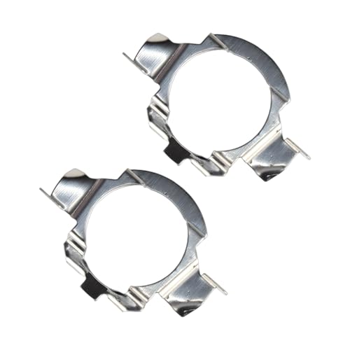 ANFTDCO 1 Pair Car H7 LED Headlamp Adapter, H7 LED Headlight Bulb Holder Socket Retainer Clip, Automotive Headlamp Adapter Bulb Base Holder, Compatible with Qashqai Regal New Bora