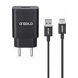 Carregador Turbo A’GOLD CA27-3 Tipo-C 30W 6.1A – Carregamento Rápido, USB + Cabo Tipo-C, Bivolt, Proteção Inteligente