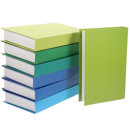 LUOZZY 7Pcs Fake Books Models Simulation Faux Books for Decoration Home Bookshelf Cafe Hotel Display Book, Multi-Colored