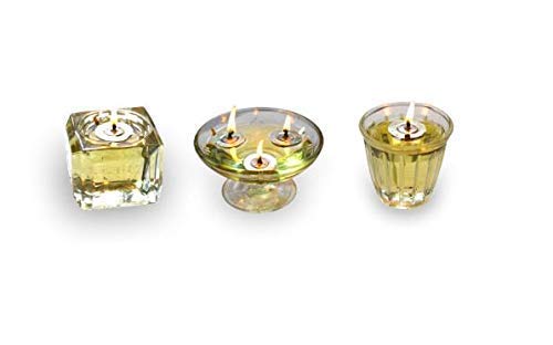 Veeana Parsi Vat Floating Oil Wicks (Silver) -Packs of 100 Wicks 2
