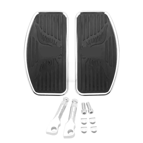 Repose-pieds moto réglables larges pour Sportster XL1200 X48 72 Dyna Softail