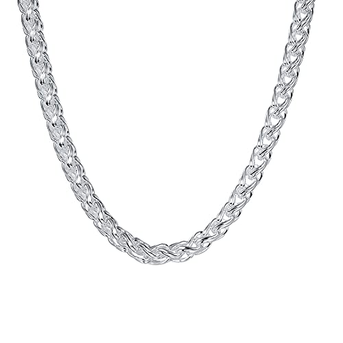 Collier de chaînes pour garçons anti-nœuds et résistant aux chocs avec boucle de homard fiable