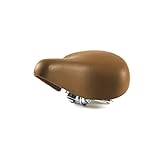 Retrospec Critical Cycles Parker Touring Bike Saddle with Coil Spring Suspension, Brown