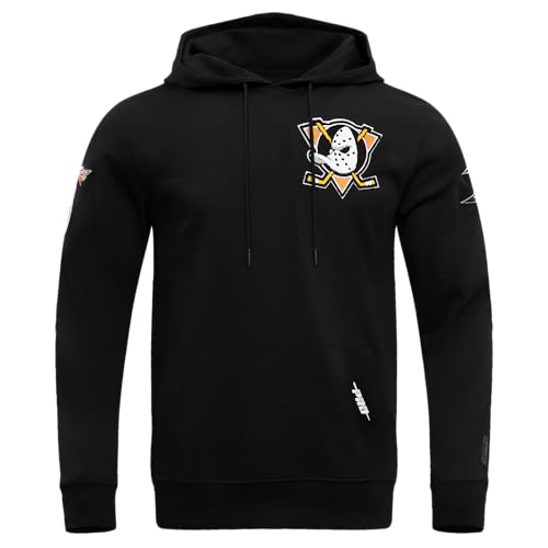 Sudadera con capucha NHL Classic de Pro Standard negra para hombre talla XL