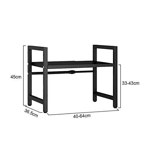 Étagère de comptoir pour micro-ondes extensible et stable - 3