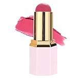 Hydrating Blush Stick - Waterproof Cheek Tint, Natural Face Highlighters for Dry Oily Combination Skin Cheekbones Brow Bone Lip Makeup Birthdays Parties Travel Everyday Use Cosmetic Beauty Kit