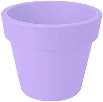 Elho Flower Pot Green Basics top Planter 40cm in Active Black, 39x39x33 cm