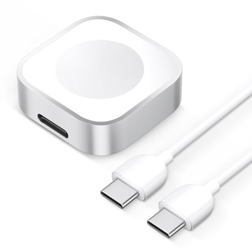 USB C Fast Charger for Apple Watch Series Ultra/10/9/8/7/6/SE/5/4/3/2, Watch Charger + Portable iWatch Fast Charging Cord USB C to C Power Cable by GLUGRU - Used condition - US$8.25