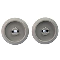 Miele Ersatzrollen für Geschirrspüler für Unterkorb, 35 mm, 2 Stück, kompatibel mit Miele Mondia, Novostar, Senator, Futura – Ansicht 1