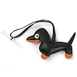 DACHSTEE Golf Tee Tether Leash Anchor – Prevents Tee Loss Dachshund – Fun Golf Accessory Gift for Dog Lovers Saver (Black)