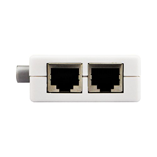 Ikkegol Mini 2-Port Rj45 Network Key-Press Switch Splitter Selector Box 100M 2-In 1-Out Or 1-In 2-Out #TOP4
