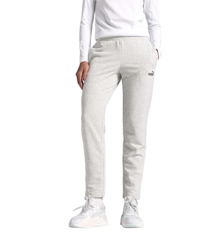 PUMA Pantaloni da Tuta con Logo Ess N. 1 da Donna M, Light Gray Heather