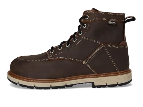 KEEN Utility Men's San Jose 6” Alloy Toe Waterproof 90 Degree Heel Work Boots4