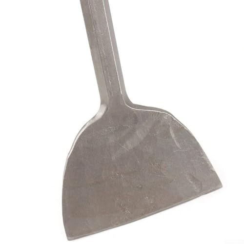 SDS - Cincel de martillo eléctrico de cabeza plana, con vástago hexagonal de 280 mm de ancho, para eliminación de azulejos de pared de cemento, demolición de rotura (tipo 2)