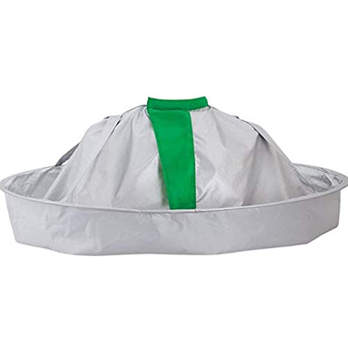 Preisvergleich Produktbild SDENSHI Faltbarer Haarschneidemantel Wiederverwendbarer Haarschnitt Friseurhaushalt 23,62"