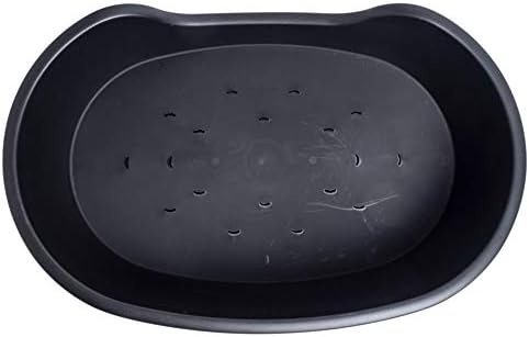 Petface Plastic Dog Bed, 60 cm, Black