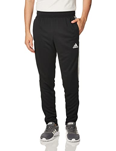 adidas Men's Standard Sereno Pant, Black/White, Medium 