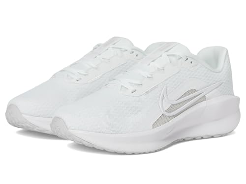 Nike Nike Women's Downshifter 13 Road Running Shoes, White/White-Platinum Tint, 12