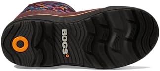 BOGS Women's Classic II Tall Ikat Snow Boot, Burgundy Multi, 12 | Image 2