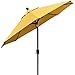 EliteShade USA 10-Year-Non-Fading 9Ft Market Umbrella Patio Umbrella Outdoor Table Umbrella with Ventilation, Sunflower Yellow