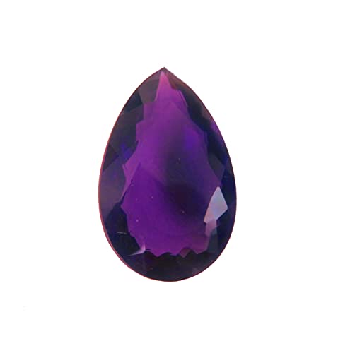 Améthyste véritable 30 carats en taille poire, une pierre gemme d'exception pour haute joaillerie