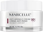 Crème anti-rides Marcelle 50+, Jour & Nuit, Crème anti-âge, Réduit les ridules et rides, Hydratation 24H, Sans parfum, Hypoallergénique, Sans cruauté, 50 mL