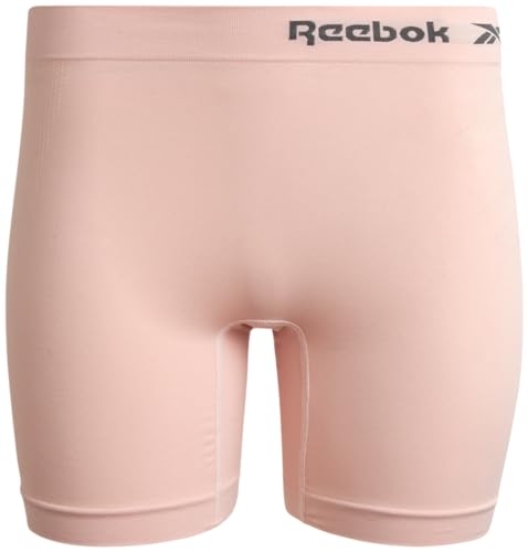 Reebok Womens Boy Shorts Underwear - 8 Pack Seamless Long Leg Boyshorts Panties for Women (S-3X, available in Plus Size)4