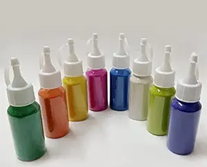 Peeplvalue 10 Rangoli Colour Powder Squeeze Bottle Set,Rangoli Making Kit, Floor Diwali Decoration Items for Home