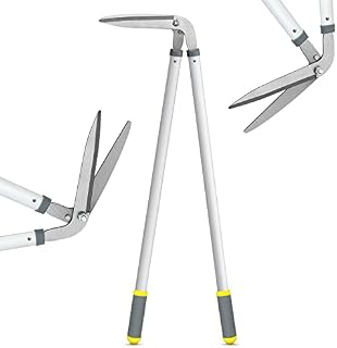 Jardineer Lawn Edging Shears Long Handle, Razorsharp Grass Edging Shears, Lightweight Long-Handled Border Shears