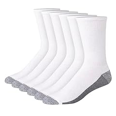 White/Grey Foot Bottom - 6 Pack