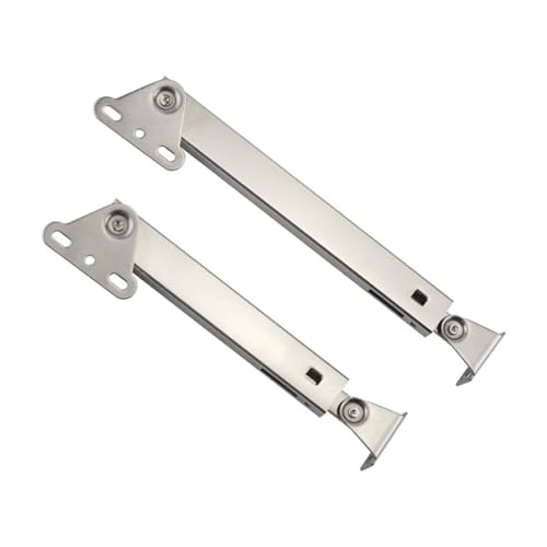 Top-Opening Telescopic Sliding Support Rod 304 Stainless Steel Mechanical Limiting Door Prop Rod Furniture Industry 1Pcs(Small-166)
